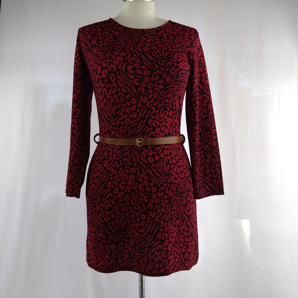 Women's slipover dress with belt